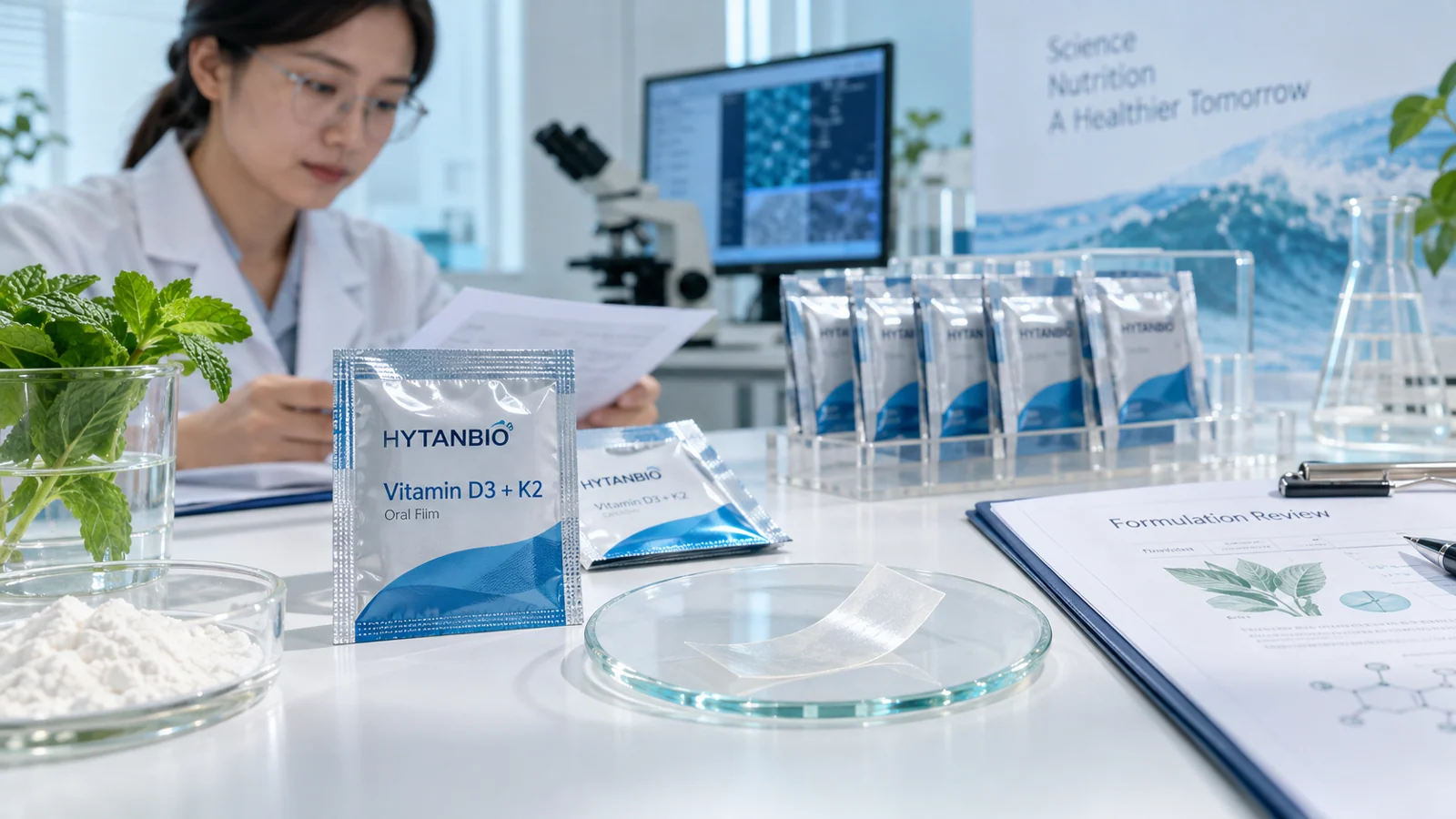 Vitamin D3 + K2 Bone Health Oral Film B4: Quality and Packaging Dossier