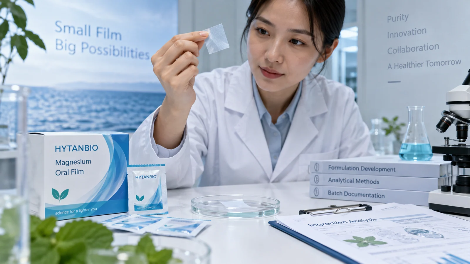 Magnesium Blood Pressure Oral Film D6: Quality and Packaging Dossier
