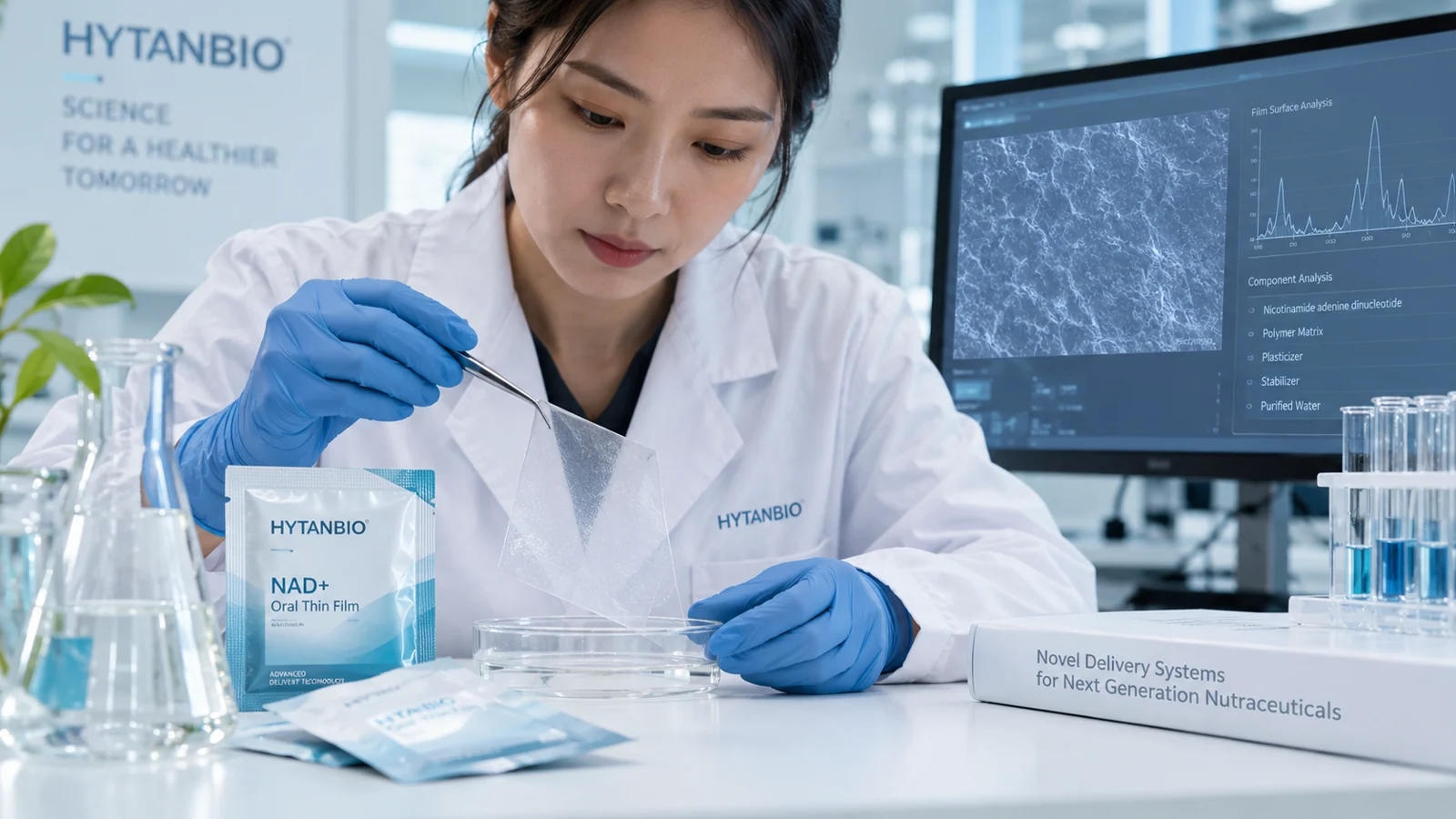 NAD+ Research Film Feasibility: Recovery, Uniformity and Stability