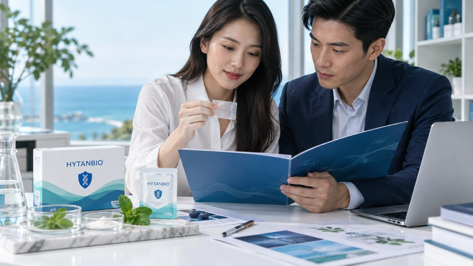 beauty nutrition oral film package and ingredients: collaboration view