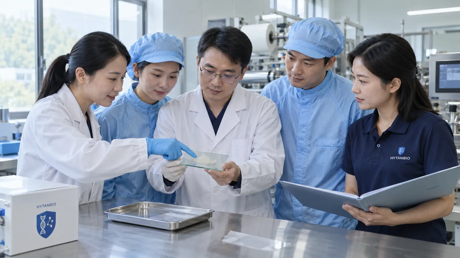 East Asian research and production colleagues coordinating an oral-film development project