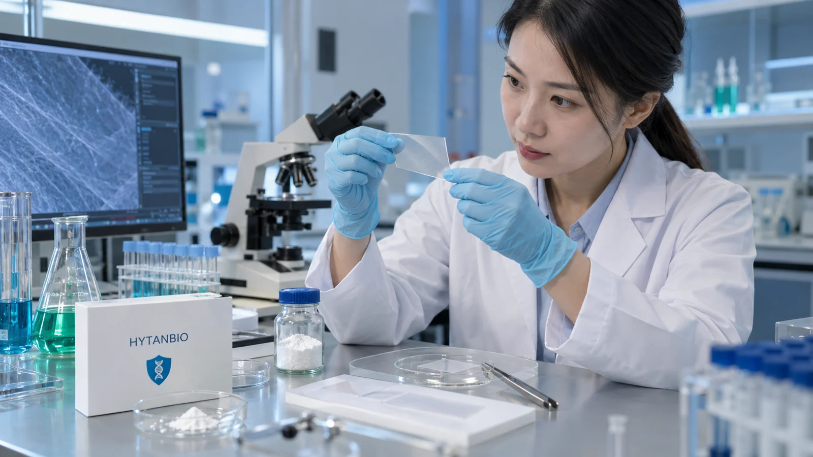 vitamin oral film laboratory specimens: scientist view