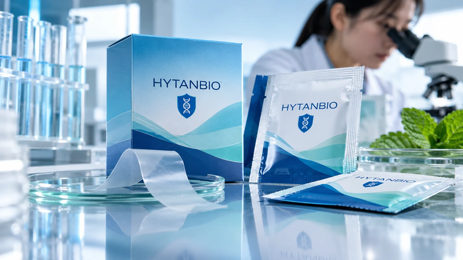 vitamin oral film laboratory specimens: packaging view