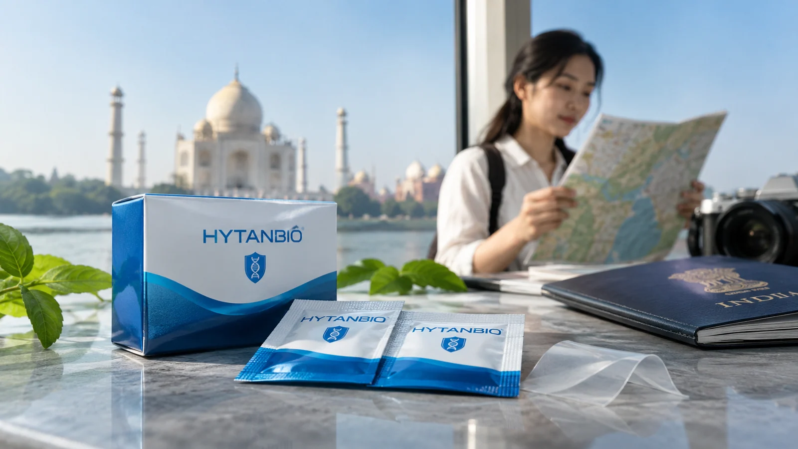 oral film packaging and India destination document review: packaging view