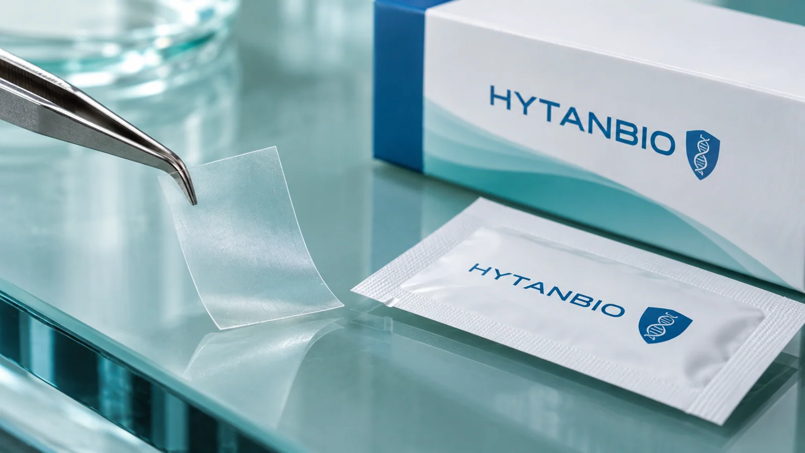 oral film private label sachet and carton design: macro view