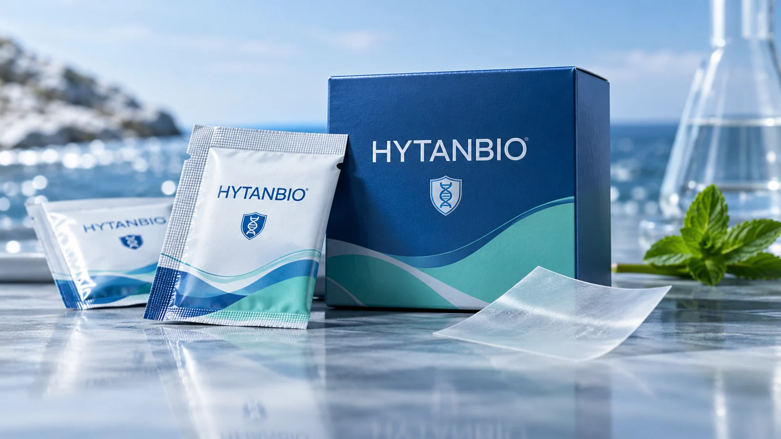 oral film private label sachet and carton design: packaging view