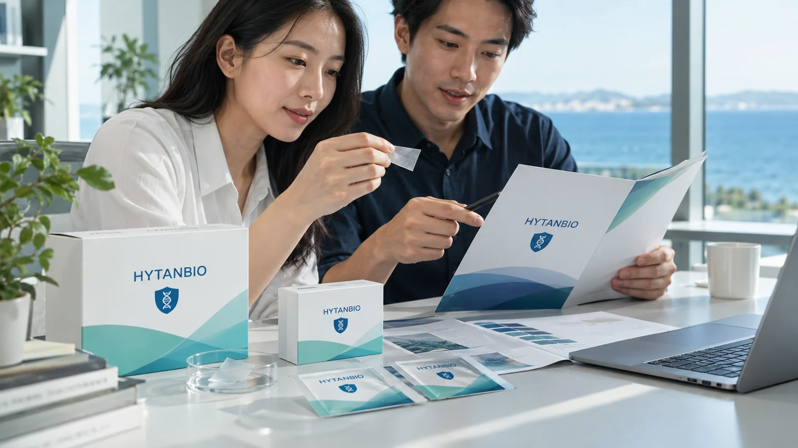 oral film private label sachet and carton design: collaboration view