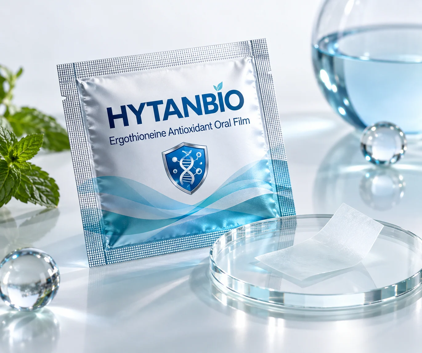 HYTANBIO Ergothioneine Antioxidant Oral Film individually wrapped oral film