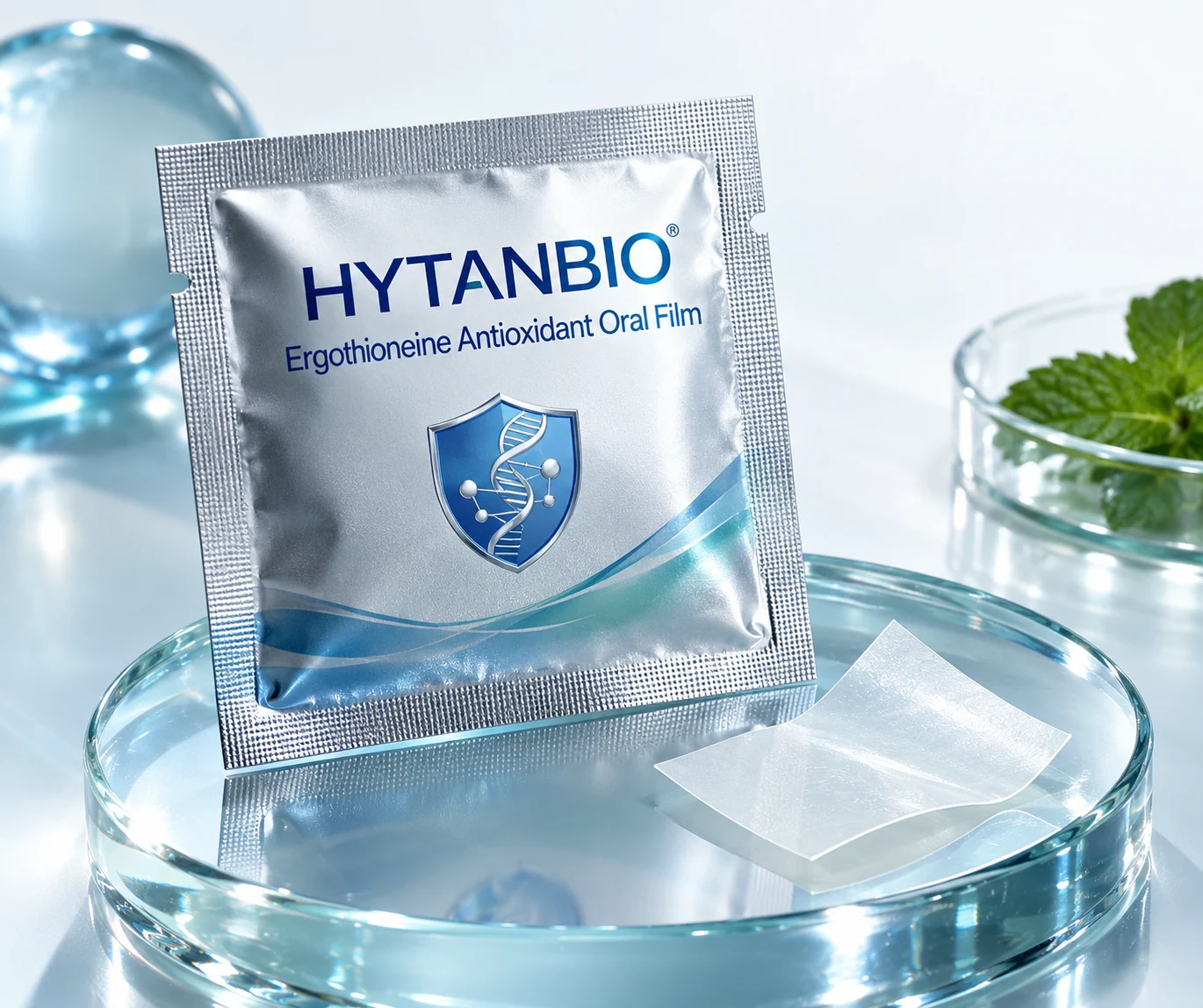 HYTANBIO Ergothioneine Antioxidant Oral Film individually wrapped oral film