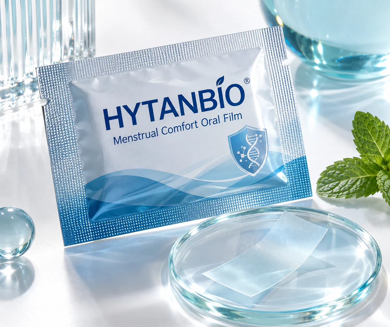 HYTANBIO Menstrual Comfort Oral Film individually wrapped oral film