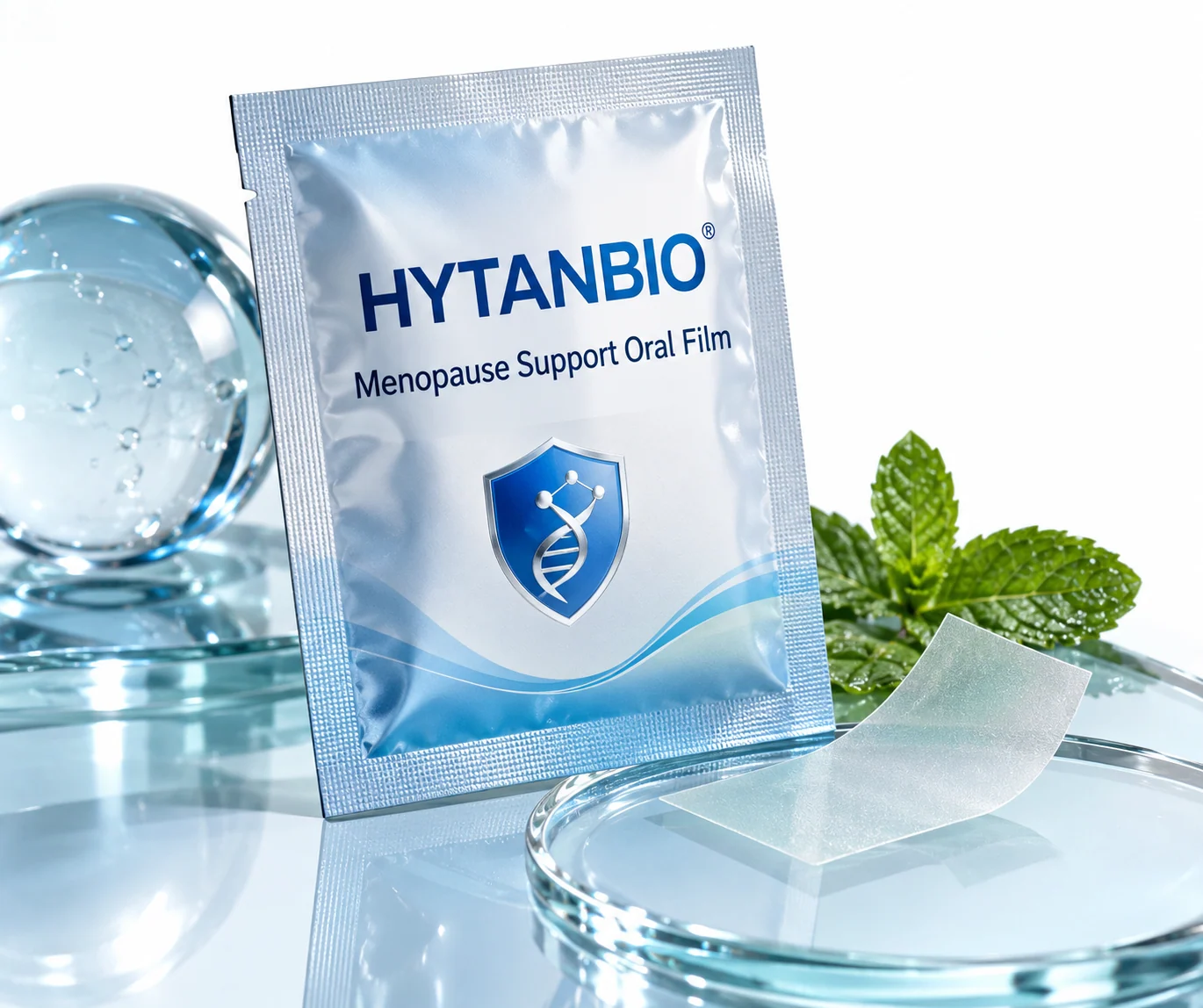 HYTANBIO Menopause Support Oral Film individually wrapped oral film