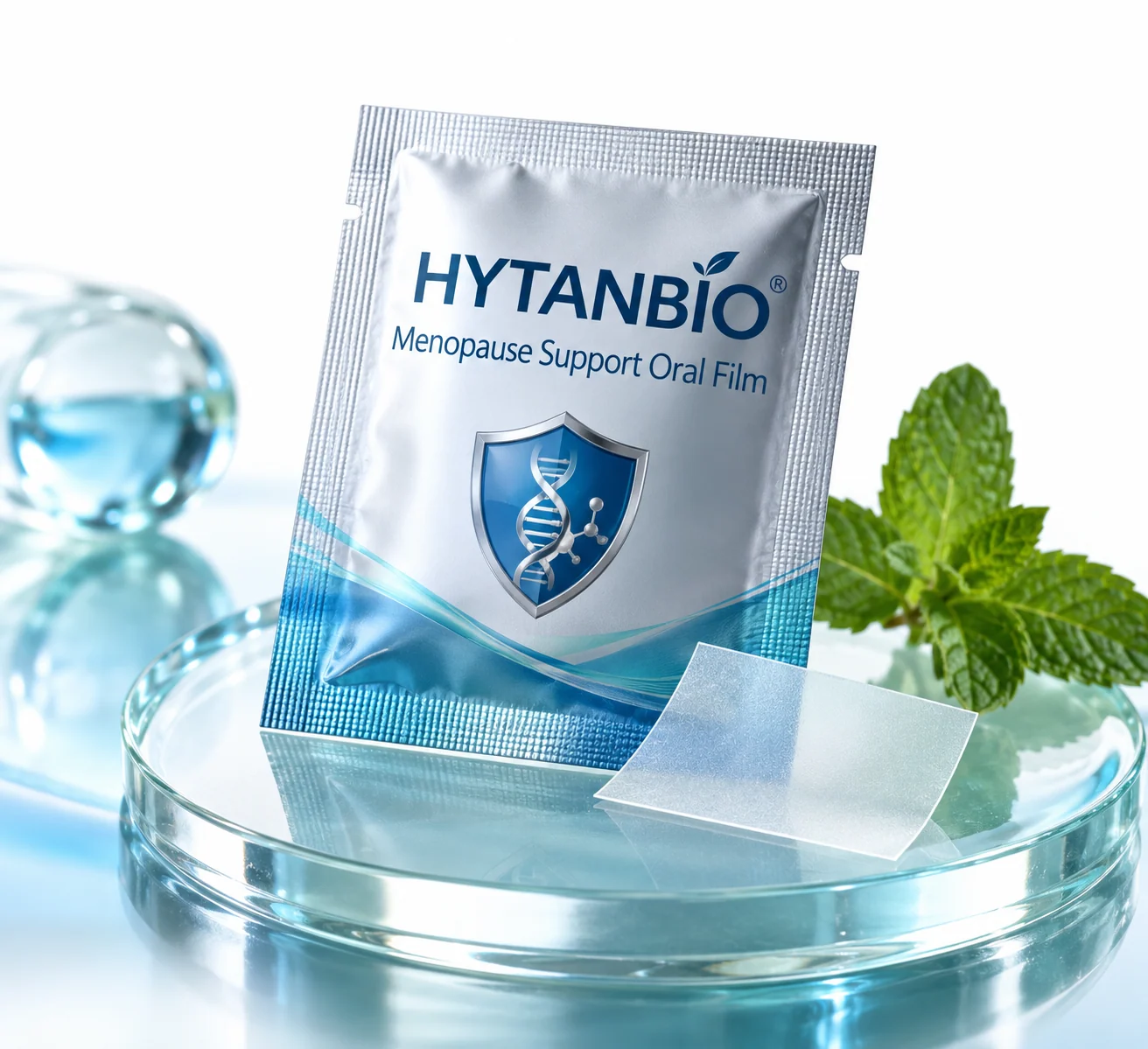 HYTANBIO Menopause Support Oral Film individually wrapped oral film
