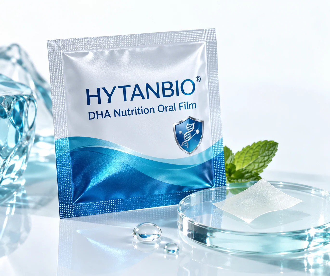 HYTANBIO DHA Nutrition Oral Film individually wrapped oral film