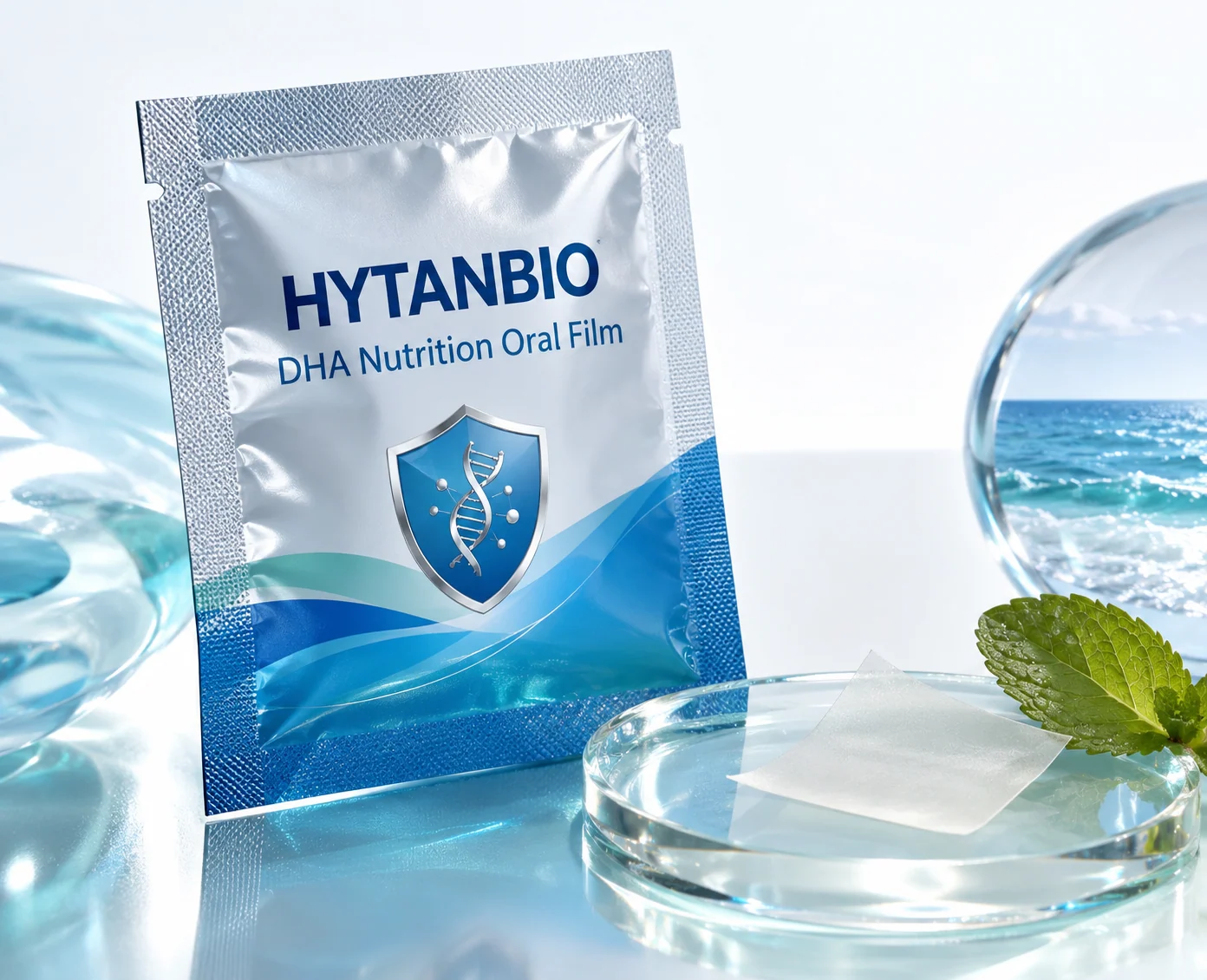 HYTANBIO DHA Nutrition Oral Film individually wrapped oral film