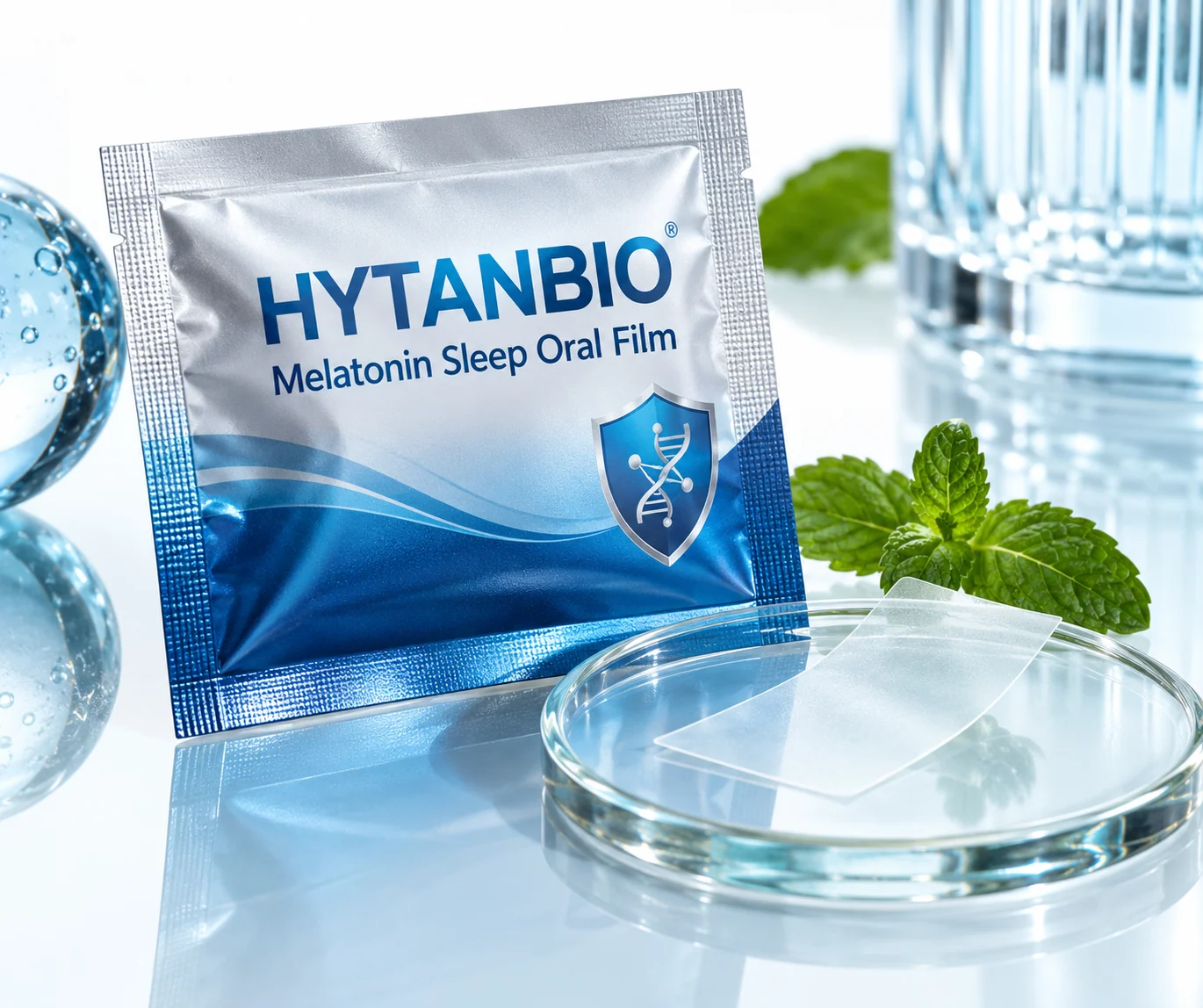 HYTANBIO Melatonin Sleep Oral Film individually wrapped oral film