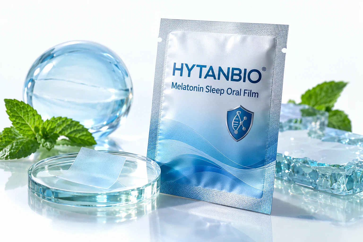 HYTANBIO Melatonin Sleep Oral Film individually wrapped oral film