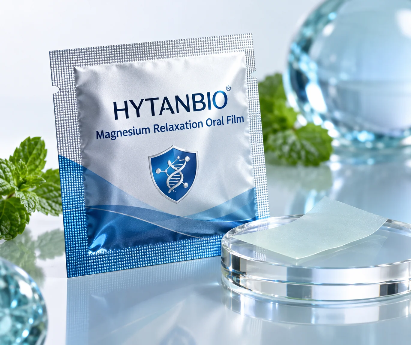 HYTANBIO Magnesium Relaxation Oral Film individually wrapped oral film