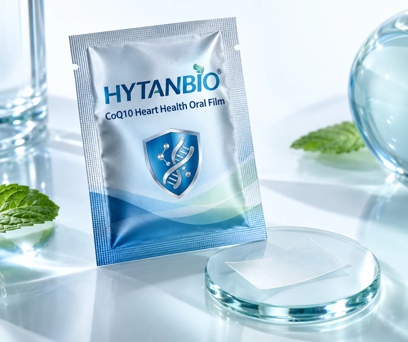 HYTANBIO CoQ10 Heart Health Oral Film individually wrapped oral film