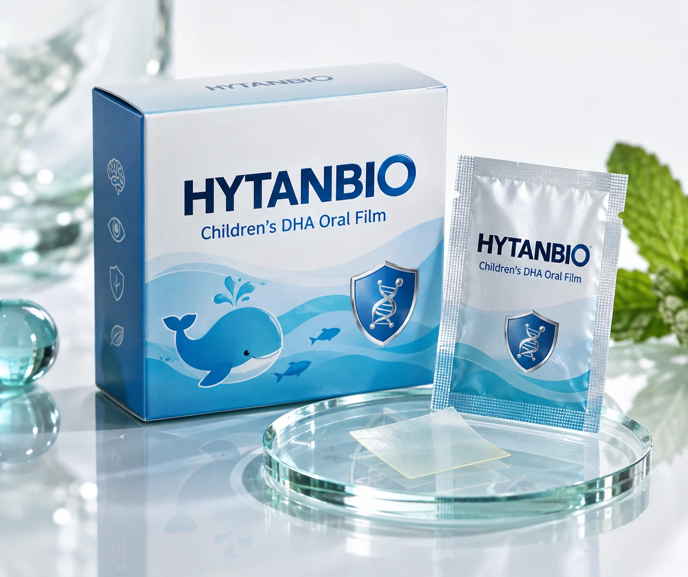HYTANBIO Children's DHA Oral Film individually wrapped oral film