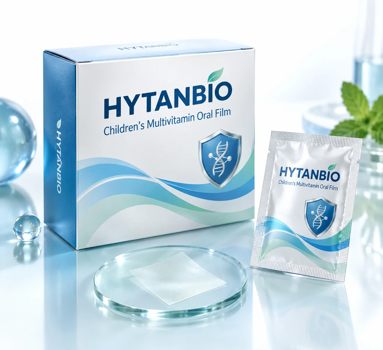 HYTANBIO Children's Multivitamin Oral Film individually wrapped oral film