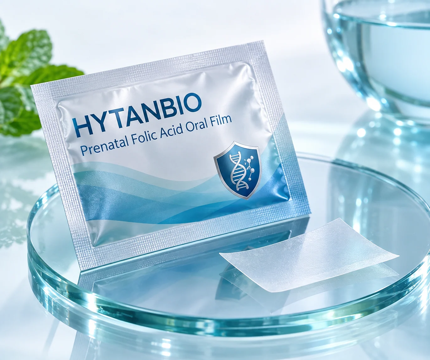 HYTANBIO Prenatal Folic Acid Oral Film individually wrapped oral film