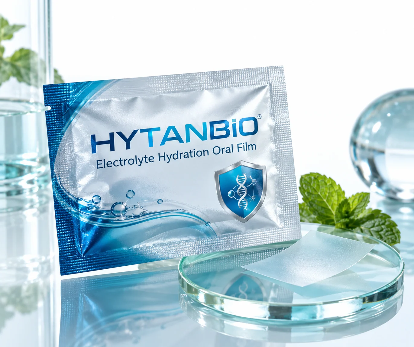HYTANBIO Electrolyte Hydration Oral Film individually wrapped oral film