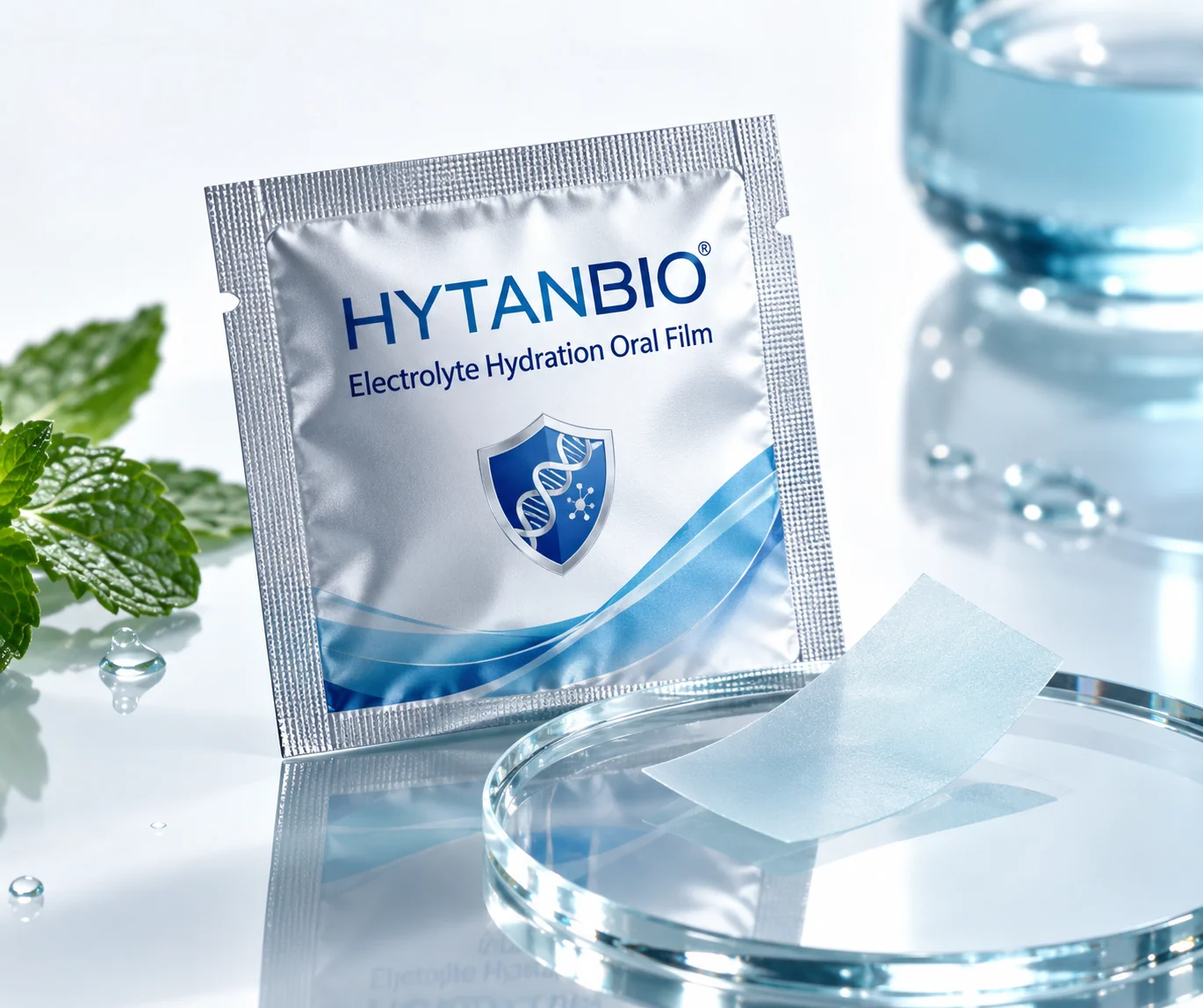 HYTANBIO Electrolyte Hydration Oral Film individually wrapped oral film