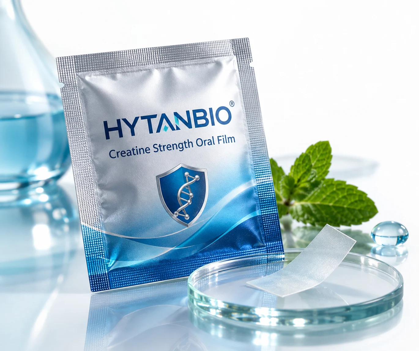 HYTANBIO Creatine Strength Oral Film individually wrapped oral film