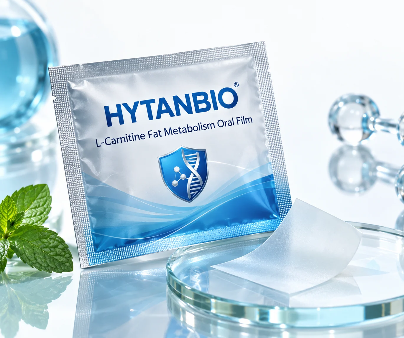 HYTANBIO L-Carnitine Fat Metabolism Oral Film individually wrapped oral film