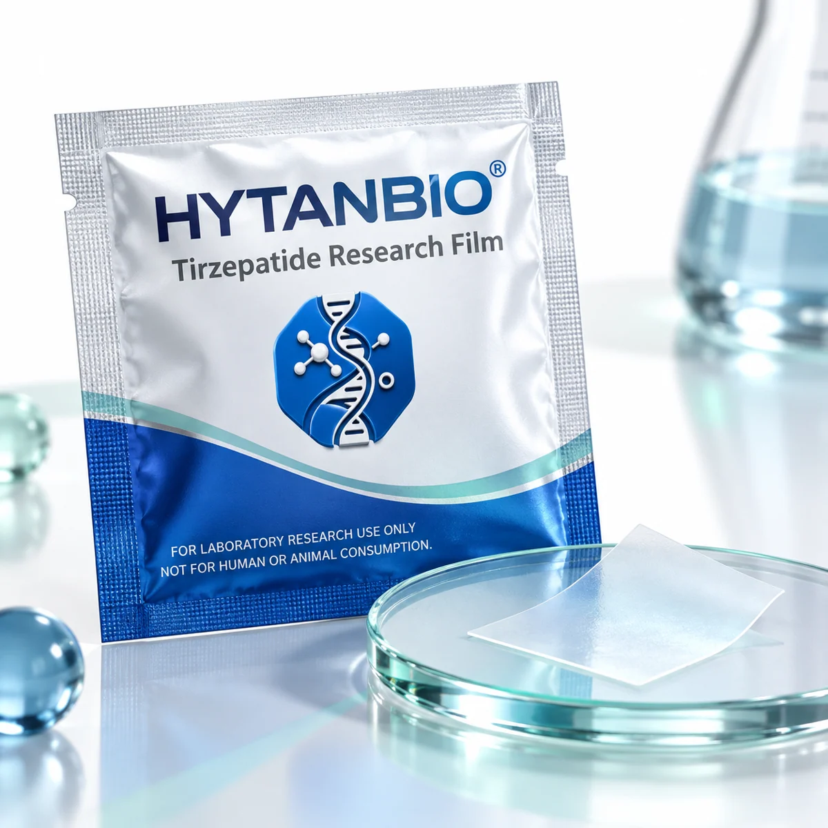 HYTANBIO Tirzepatide Research Film individually wrapped oral film