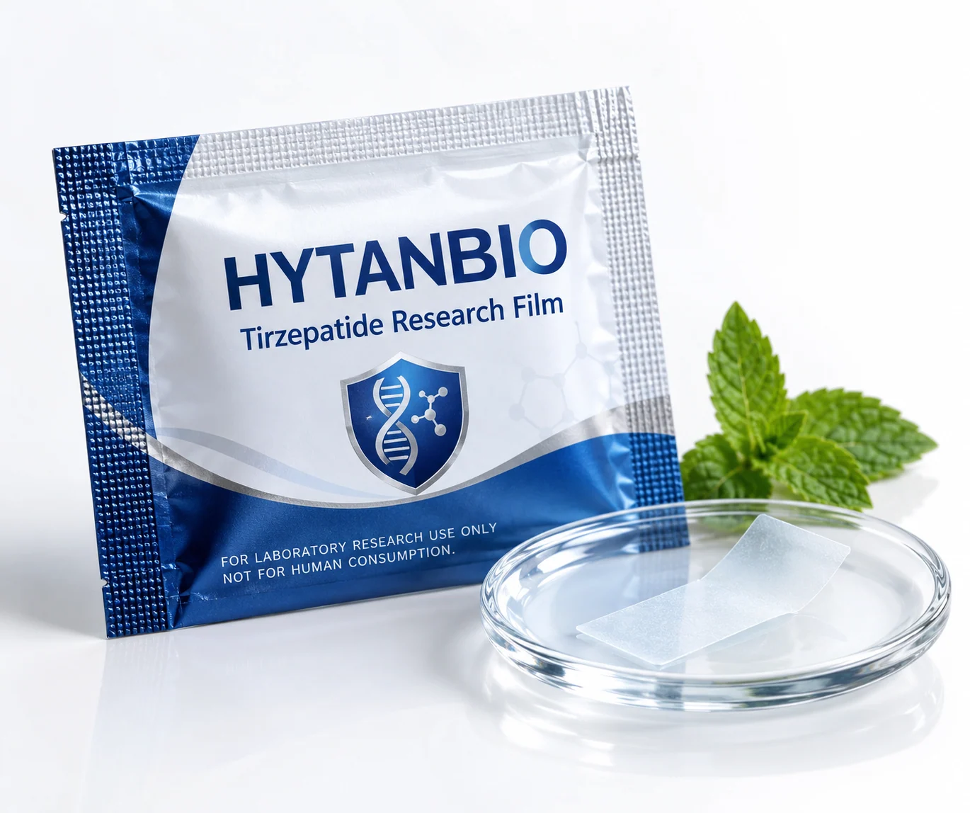 HYTANBIO Tirzepatide Research Film foil sachet and ultra-thin film