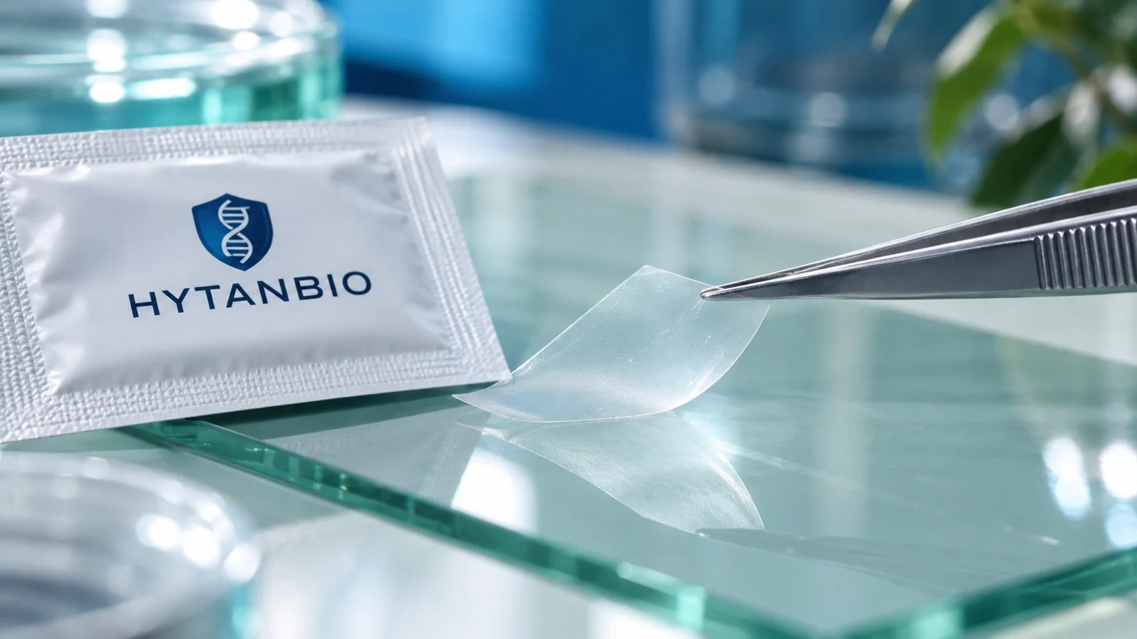 oral film evaluation pack and thin film specimen: macro view