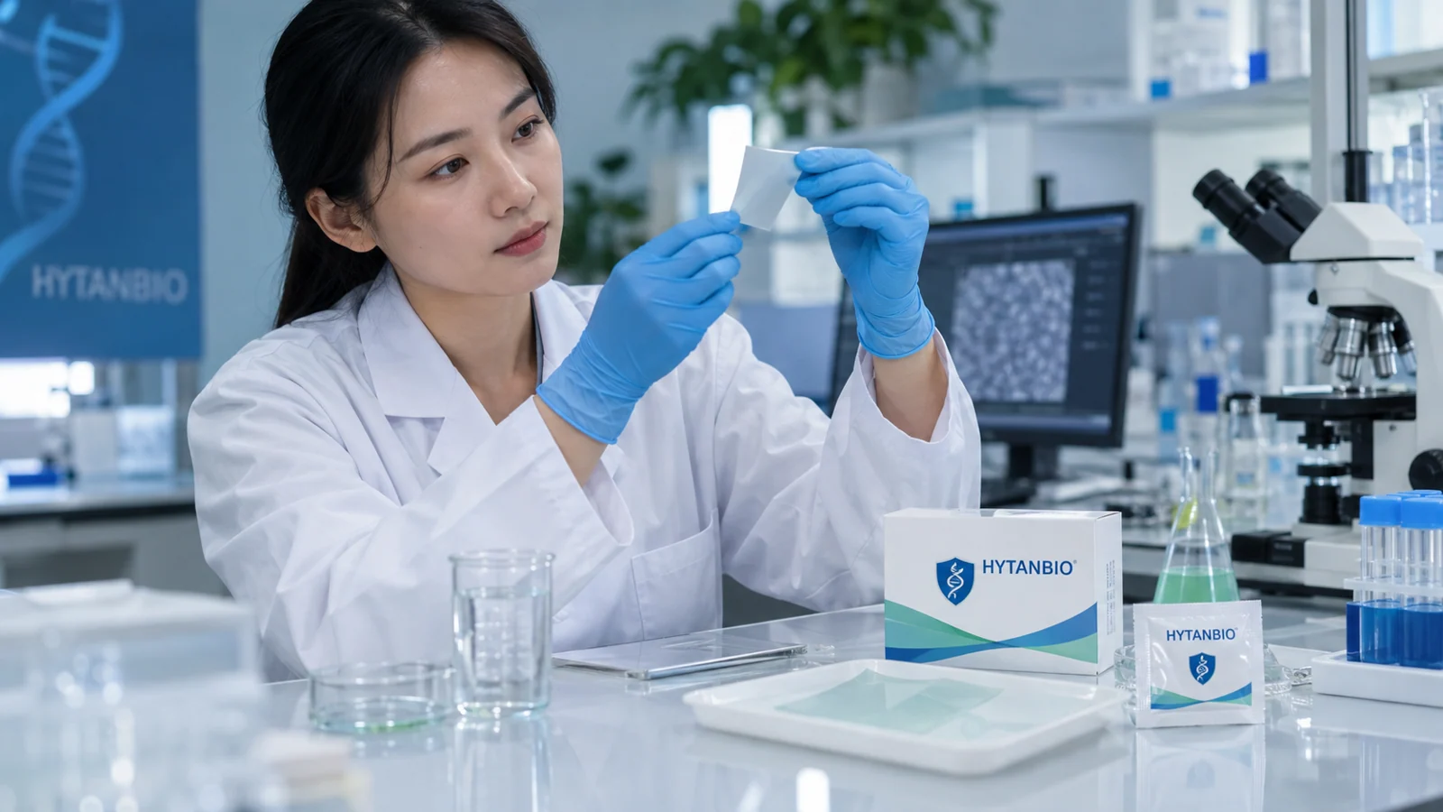 sports nutrition oral film packaging and technical samples: scientist view