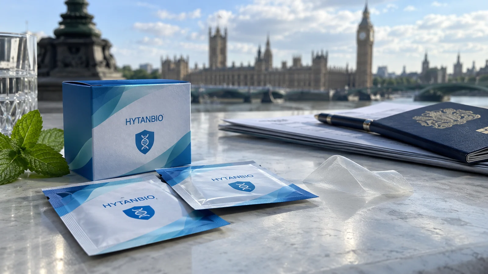 oral film packaging and United Kingdom destination document review: packaging view